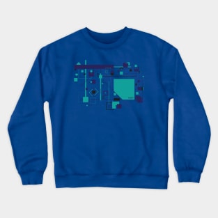 Chip abstract art Crewneck Sweatshirt